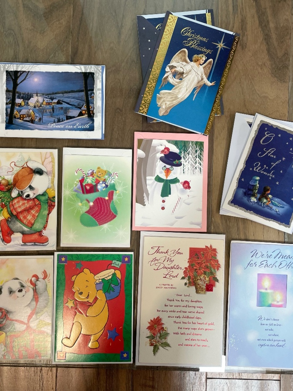 Mixed Set of 12 Christmas Greeting Cards